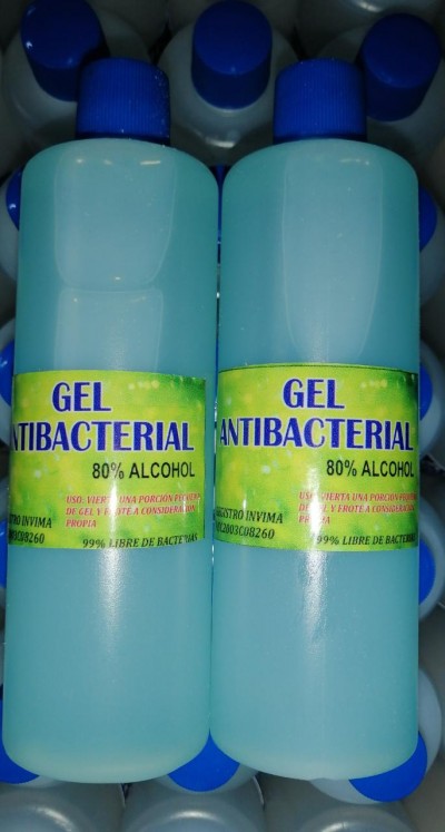 Gel antibacterial x 6 unidades